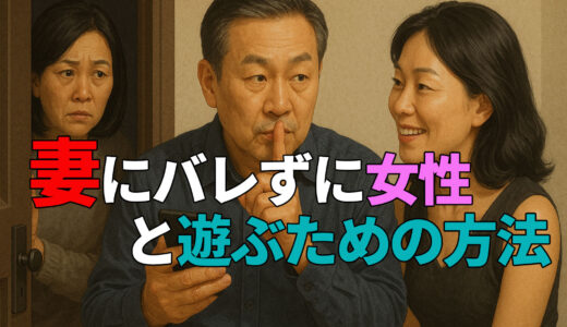 【淫乱な人妻熟女とヤリたい】妻にバレずに女性と遊ぶための方法